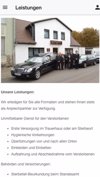 Bestattungsinstitut Bernburg Screenshot 4 - AppWisp.com Bestattungsinstitut Bernburg Screenshot 4 - AppWisp.com