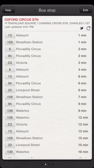 Next Bus Times for London Screenshot 1 - AppWisp.com Next Bus Times for London Screenshot 1 - AppWisp.com