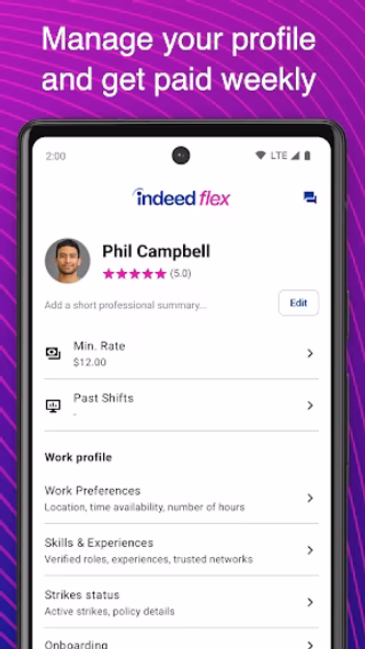 Indeed Flex Screenshot 4 - AppWisp.com Indeed Flex Screenshot 4 - AppWisp.com