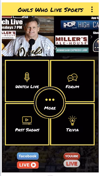 Owls Who Live Sports Screenshot 1 - AppWisp.com Owls Who Live Sports Screenshot 1 - AppWisp.com