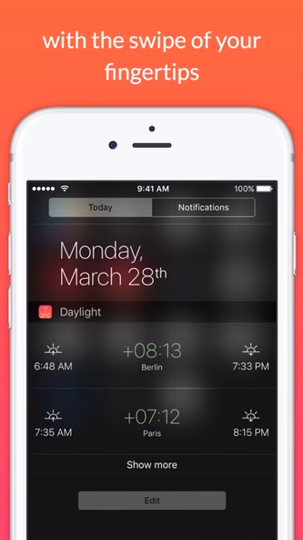 Daylight Clock Screenshot 4 - AppWisp.com Daylight Clock Screenshot 4 - AppWisp.com