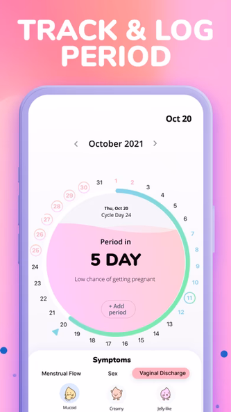 Period Tracker ⋆ Screenshot 2 - AppWisp.com Period Tracker ⋆ Screenshot 2 - AppWisp.com