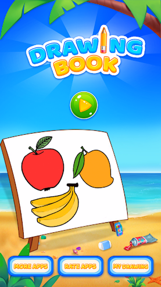 Fruits Coloring Book & Drawing Screenshot 1 - AppWisp.com