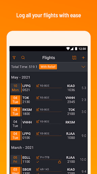 RB Pilot Logbook by CAE Screenshot 1 - AppWisp.com RB Pilot Logbook by CAE Screenshot 1 - AppWisp.com