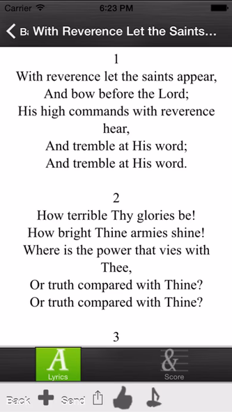 SDA Hymnals With Tunes Screenshot 3 - AppWisp.com SDA Hymnals With Tunes Screenshot 3 - AppWisp.com