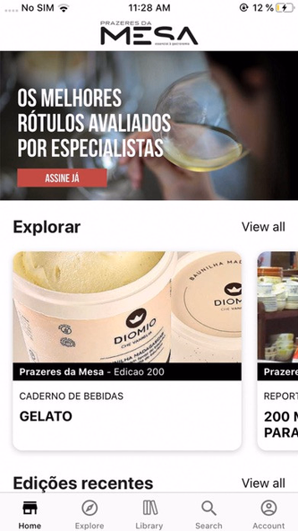 Revista Prazeres da Mesa Screenshot 1 - AppWisp.com Revista Prazeres da Mesa Screenshot 1 - AppWisp.com