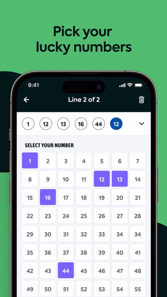 Jackpot Lottery App Screenshot 3 - AppWisp.com Jackpot Lottery App Screenshot 3 - AppWisp.com