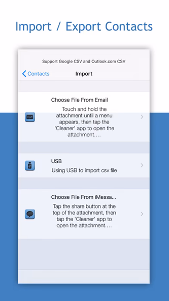 Cleaner - Merge Contacts Screenshot 3 - AppWisp.com Cleaner - Merge Contacts Screenshot 3 - AppWisp.com