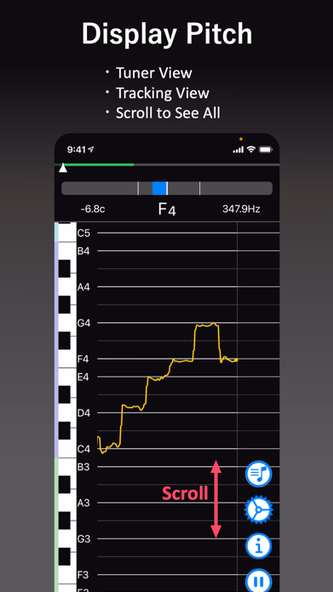 VocalTuner Screenshot 1 - AppWisp.com VocalTuner Screenshot 1 - AppWisp.com