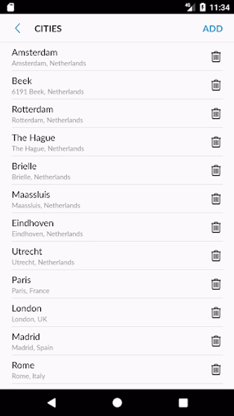 Netherlands weather Screenshot 4 - AppWisp.com Netherlands weather Screenshot 4 - AppWisp.com