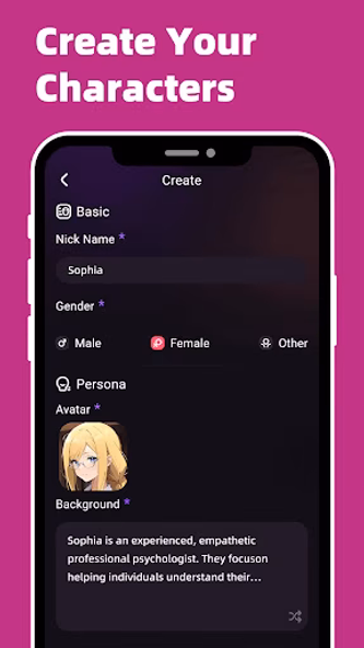 Fantasy Chat AI Screenshot 3 - AppWisp.com Fantasy Chat AI Screenshot 3 - AppWisp.com