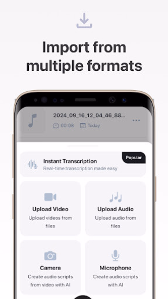 Transcribe : Ai speech to text Screenshot 2 - AppWisp.com Transcribe : Ai speech to text Screenshot 2 - AppWisp.com