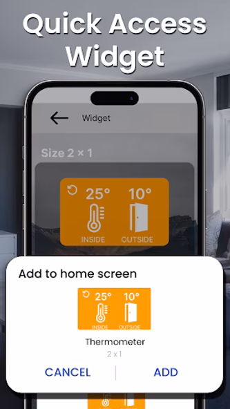 Room Temperature Thermometer Screenshot 2 - AppWisp.com