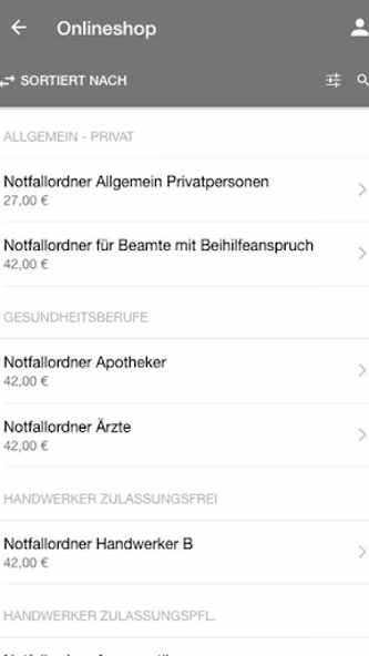 Notfallordner Screenshot 4 - AppWisp.com Notfallordner Screenshot 4 - AppWisp.com