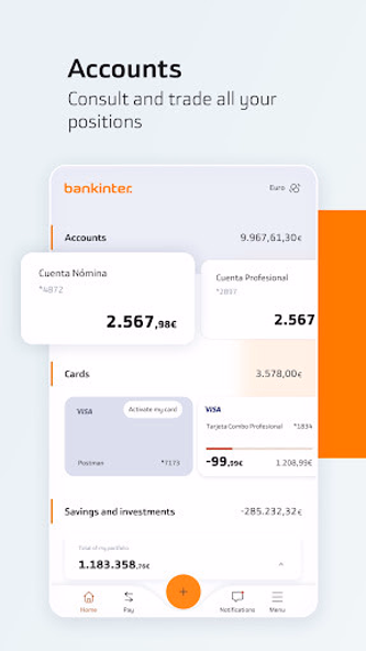 Bankinter Mobile Screenshot 1 - AppWisp.com Bankinter Mobile Screenshot 1 - AppWisp.com