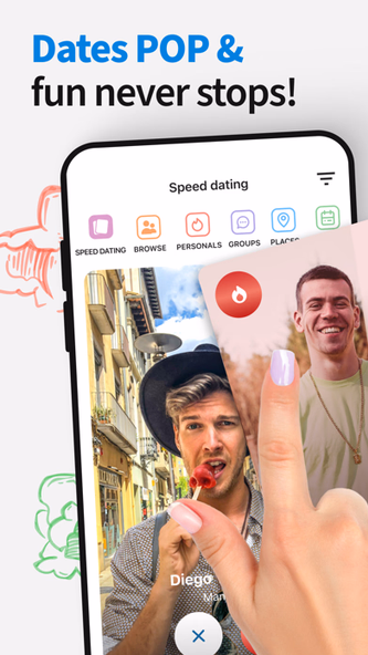 POPCORN: Date, Flirt, Connect Screenshot 1 - AppWisp.com POPCORN: Date, Flirt, Connect Screenshot 1 - AppWisp.com