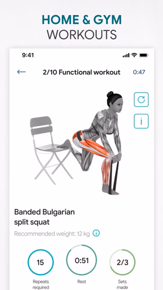 Fitness App: Gym Workout Plan Screenshot 2 - AppWisp.com Fitness App: Gym Workout Plan Screenshot 2 - AppWisp.com