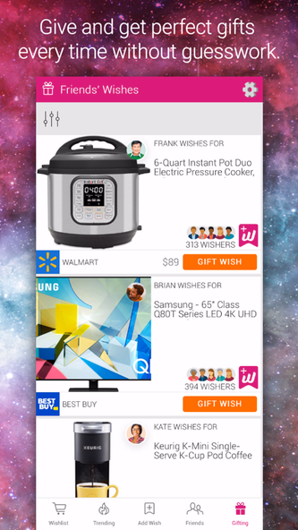 Wishfinity: Universal Wishlist Screenshot 4 - AppWisp.com