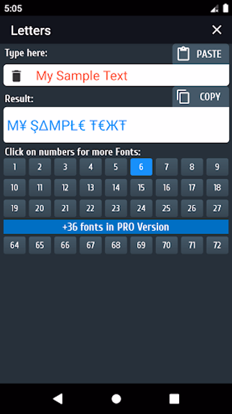 Cool text and symbols Screenshot 4 - AppWisp.com Cool text and symbols Screenshot 4 - AppWisp.com