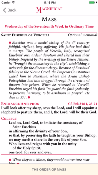 Magnificat English Edition Screenshot 3 - AppWisp.com Magnificat English Edition Screenshot 3 - AppWisp.com