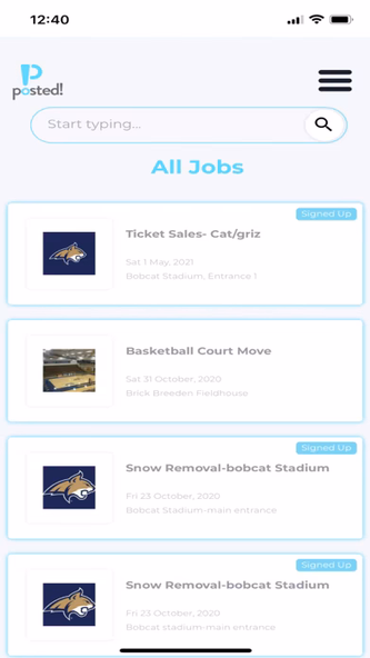Posted! Campus Screenshot 1 - AppWisp.com Posted! Campus Screenshot 1 - AppWisp.com