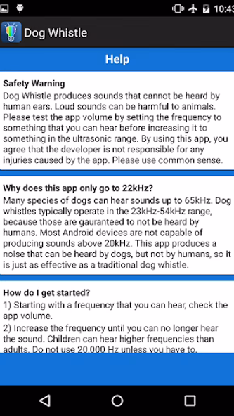 Dog Whistle Screenshot 2 - AppWisp.com Dog Whistle Screenshot 2 - AppWisp.com
