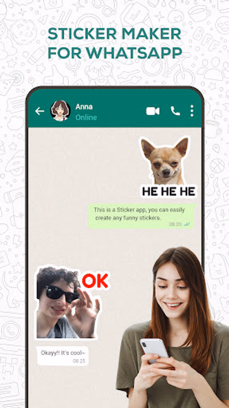 Sticker Maker for WhatsApp Screenshot 1 - AppWisp.com Sticker Maker for WhatsApp Screenshot 1 - AppWisp.com