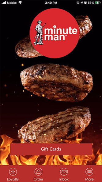 Minute Man Burgers Screenshot 1 - AppWisp.com