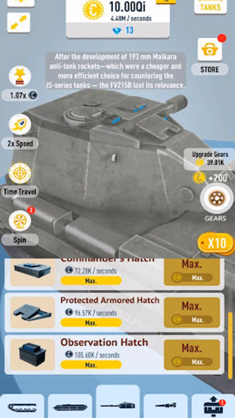 Idle Tanks 3D Model Builder Screenshot 1 - AppWisp.com Idle Tanks 3D Model Builder Screenshot 1 - AppWisp.com