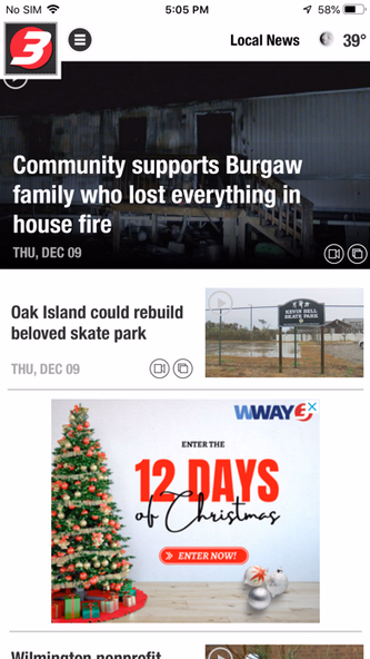 WWAY NEWS Screenshot 2 - AppWisp.com WWAY NEWS Screenshot 2 - AppWisp.com
