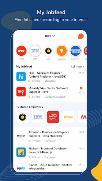 hirist.tech: IT Job Search App Screenshot 1 - AppWisp.com