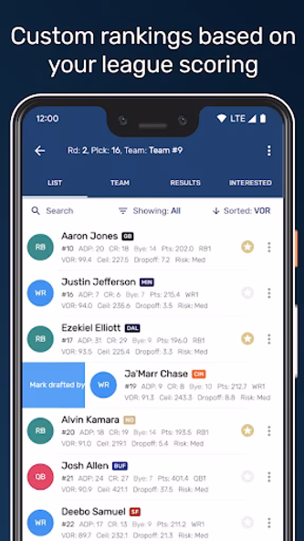Draft Punk - Fantasy Football Screenshot 2 - AppWisp.com Draft Punk - Fantasy Football Screenshot 2 - AppWisp.com