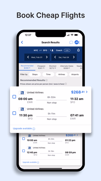 CheapOair: Cheap Flight Deals Screenshot 1 - AppWisp.com CheapOair: Cheap Flight Deals Screenshot 1 - AppWisp.com