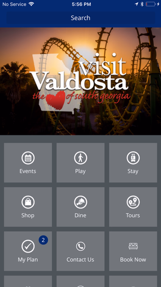 Visit Valdosta Screenshot 1 - AppWisp.com Visit Valdosta Screenshot 1 - AppWisp.com
