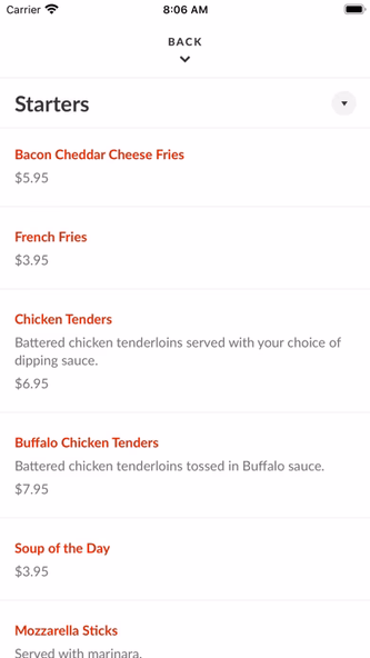 Tony's Pizzeria Screenshot 3 - AppWisp.com Tony's Pizzeria Screenshot 3 - AppWisp.com