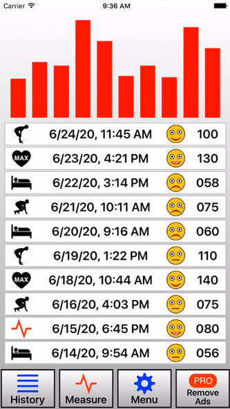 Heart Rate Monitor: HR App Screenshot 2 - AppWisp.com Heart Rate Monitor: HR App Screenshot 2 - AppWisp.com