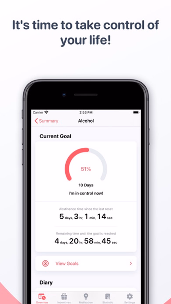 Quitzilla: Quit Tracker Screenshot 2 - AppWisp.com