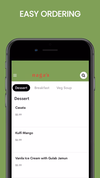 Naga's South Indian Cuisine Screenshot 1 - AppWisp.com Naga's South Indian Cuisine Screenshot 1 - AppWisp.com
