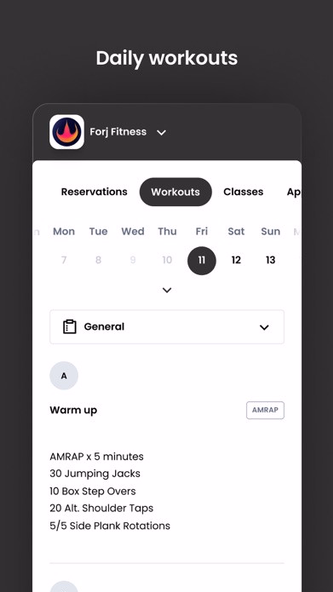 Forj Fitness Screenshot 4 - AppWisp.com Forj Fitness Screenshot 4 - AppWisp.com