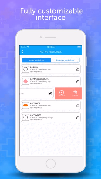 Pill Reminder - A Meds Tracker Screenshot 3 - AppWisp.com Pill Reminder - A Meds Tracker Screenshot 3 - AppWisp.com