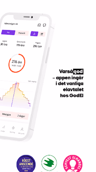 GodEl – koll på din el Screenshot 2 - AppWisp.com GodEl – koll på din el Screenshot 2 - AppWisp.com