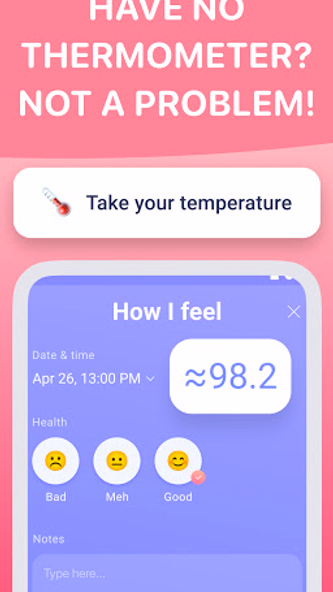 Body Temperature Thermometer Screenshot 2 - AppWisp.com Body Temperature Thermometer Screenshot 2 - AppWisp.com