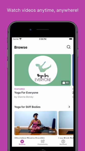 Yoga for Everyone with Dianne Screenshot 1 - AppWisp.com Yoga for Everyone with Dianne Screenshot 1 - AppWisp.com