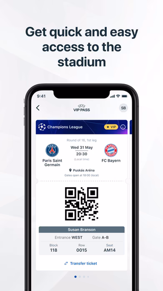 UEFA VIP Pass Screenshot 4 - AppWisp.com UEFA VIP Pass Screenshot 4 - AppWisp.com