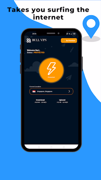 BULL VPN - Secure VPN Proxy Screenshot 1 - AppWisp.com BULL VPN - Secure VPN Proxy Screenshot 1 - AppWisp.com