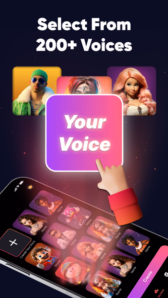 VocalMe Music: AI Cover Songs Screenshot 2 - AppWisp.com VocalMe Music: AI Cover Songs Screenshot 2 - AppWisp.com