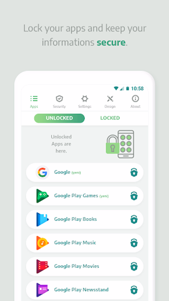 AppLock - Lock Screen Screenshot 1 - AppWisp.com AppLock - Lock Screen Screenshot 1 - AppWisp.com