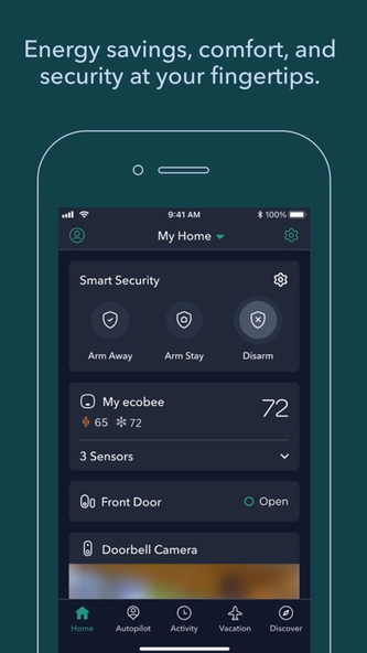 ecobee Screenshot 1 - AppWisp.com ecobee Screenshot 1 - AppWisp.com