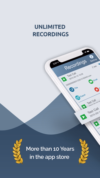 Call Recorder - IntCall Screenshot 2 - AppWisp.com Call Recorder - IntCall Screenshot 2 - AppWisp.com