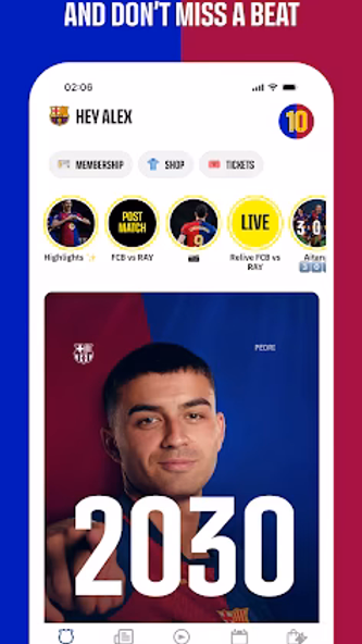 FC Barcelona Official App Screenshot 2 - AppWisp.com FC Barcelona Official App Screenshot 2 - AppWisp.com